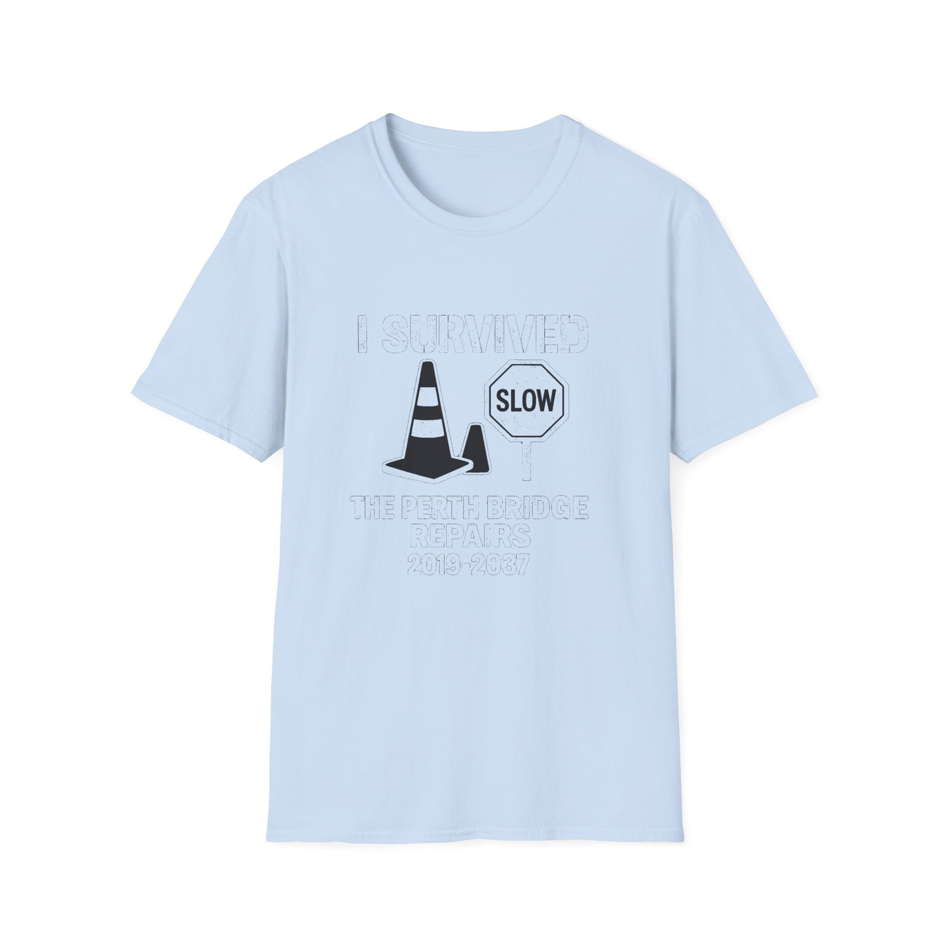 "I SURVIVED THE PERTH BRIDGE REPAIRS 2019-2037" T-SHIRT
