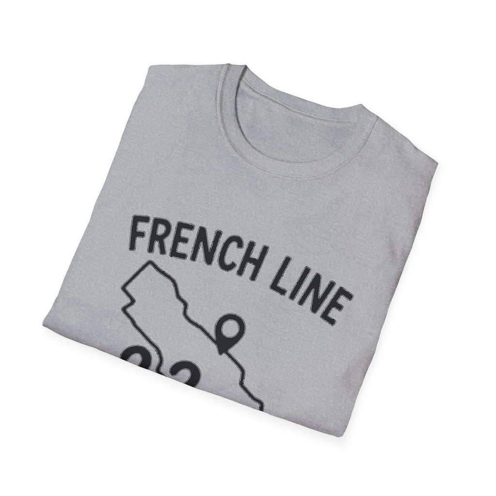 "FRENCH LINE MAP IF YOU KNOW, YOU KNOW" T-SHIRT
