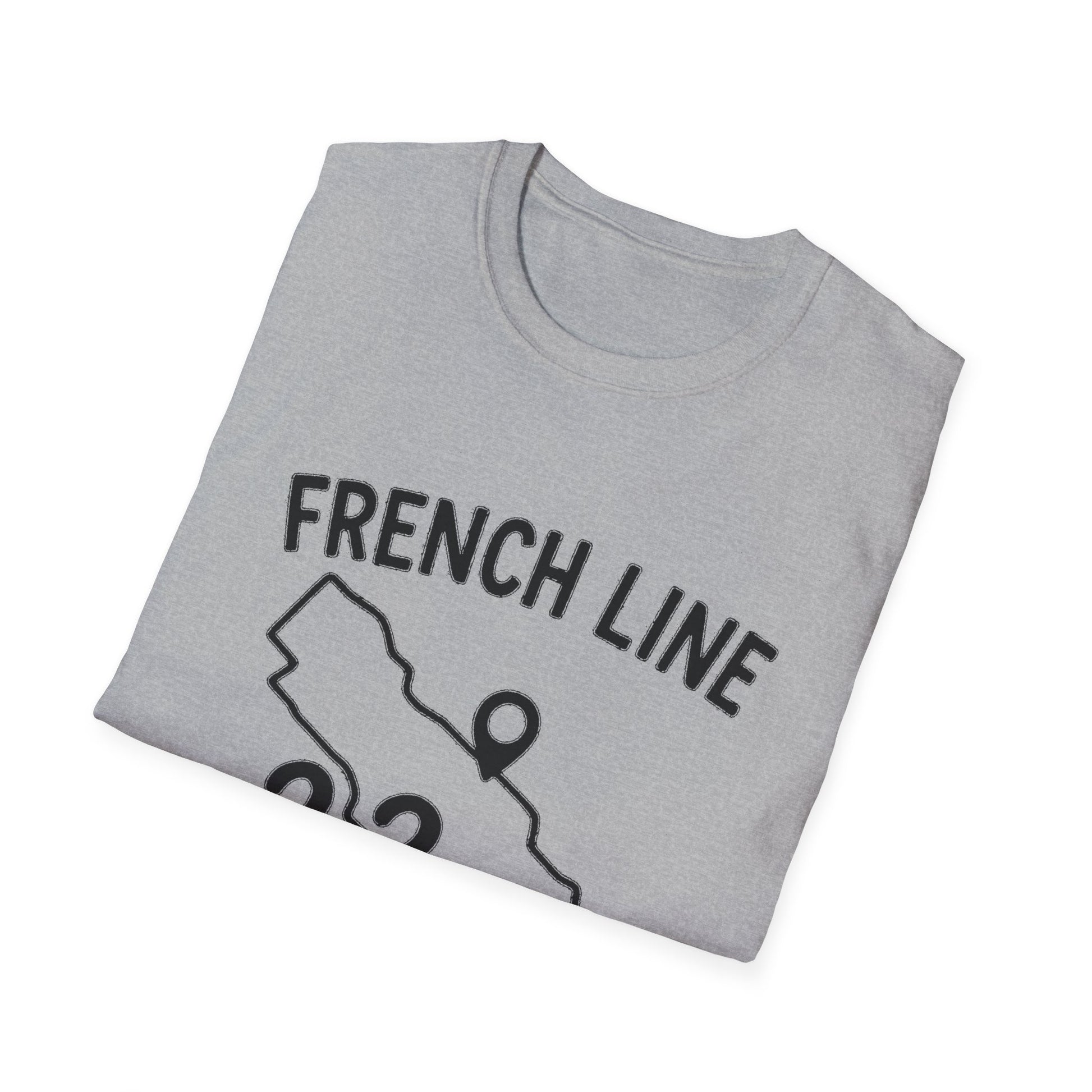 "FRENCH LINE MAP IF YOU KNOW, YOU KNOW" T-SHIRT