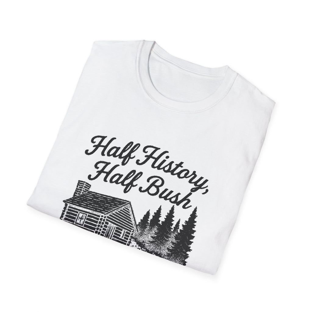"HALF HISTORY, HALF BUSH, ALL HEART HOPETOWN" T-SHIRT
